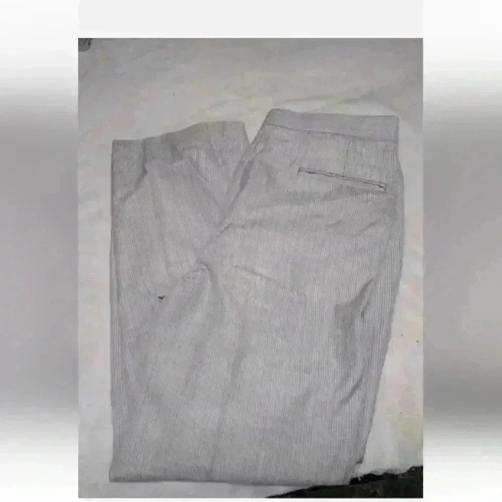 VINTAGE Sansabelt Dress Pants Mens 34 Bown Chino Slacks Mens 34x32